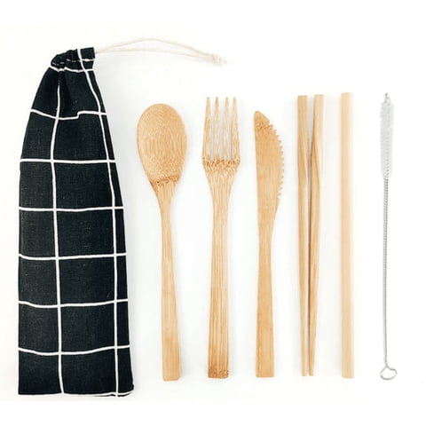 Bled - Cubiertos Biodegradables, Set De 6 Utensilios Cuadros