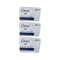 Pack 3 Jabónes Dove En Barra Beauty Cream 75G Limpieza E Hidratación
