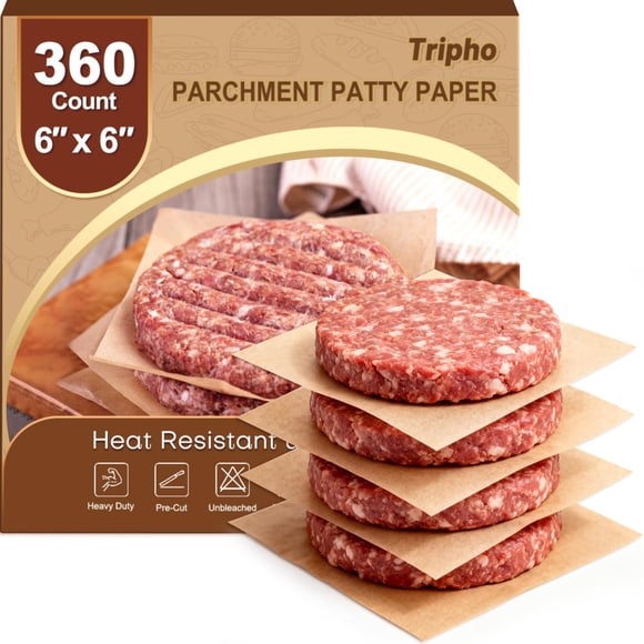 Papel para Hornear Tripho 360 Hojas Resistentes 15x15 cm