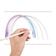 thumbnail image 5 of Regla flexible de 2 piezas, regla de plástico de 30 cm/12 pulgadas, irrompible, de borde recto, suave y flexible, para escuela, aula, oficina, niños y adultos., 5 of 7