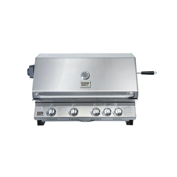 Parrilla a Gas Empotrada Kansas 4 Quemadores + Spiedo