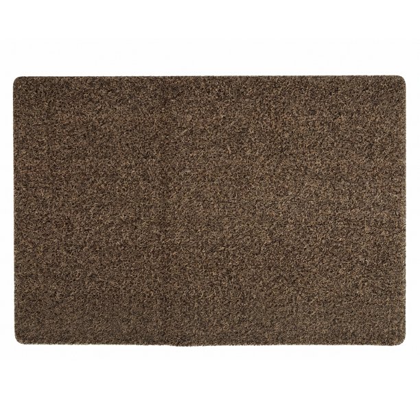 Alfombra de Exterior REGALWOVEN, Alfombra de Entrada Impermeable de Polipropileno, Alfombra de Bienvenida Antideslizante para Entrada, Patio, Garaje Marrón 34" x 22"