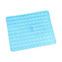 Magideal - Alfombrilla De Refrigeración Para Perros, Cojín De Refrigeración, Cojín Para Dormir Para Cachorros, Manta De Refrigeración Transpirable Para Mascotas, L Azul