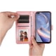 thumbnail image 3 of Funda tipo cartera FOXDOCK para OPPO A92s , diseño girasol en relieve, cuero PU, cierre magnético, soporte y tarjetero, 3 of 5