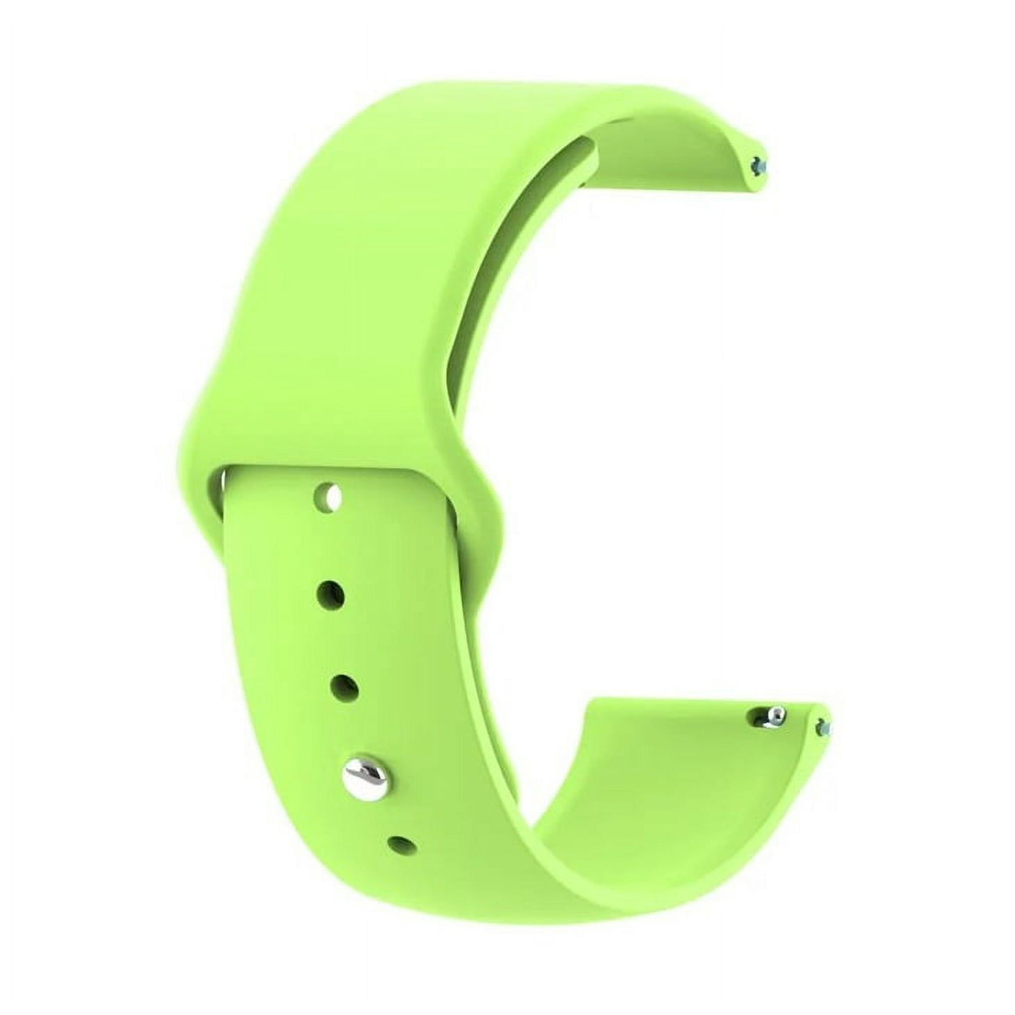 Genérico - Correa Sport Compatible Samsung Watch Active 1/2 Verde Limón 20mm