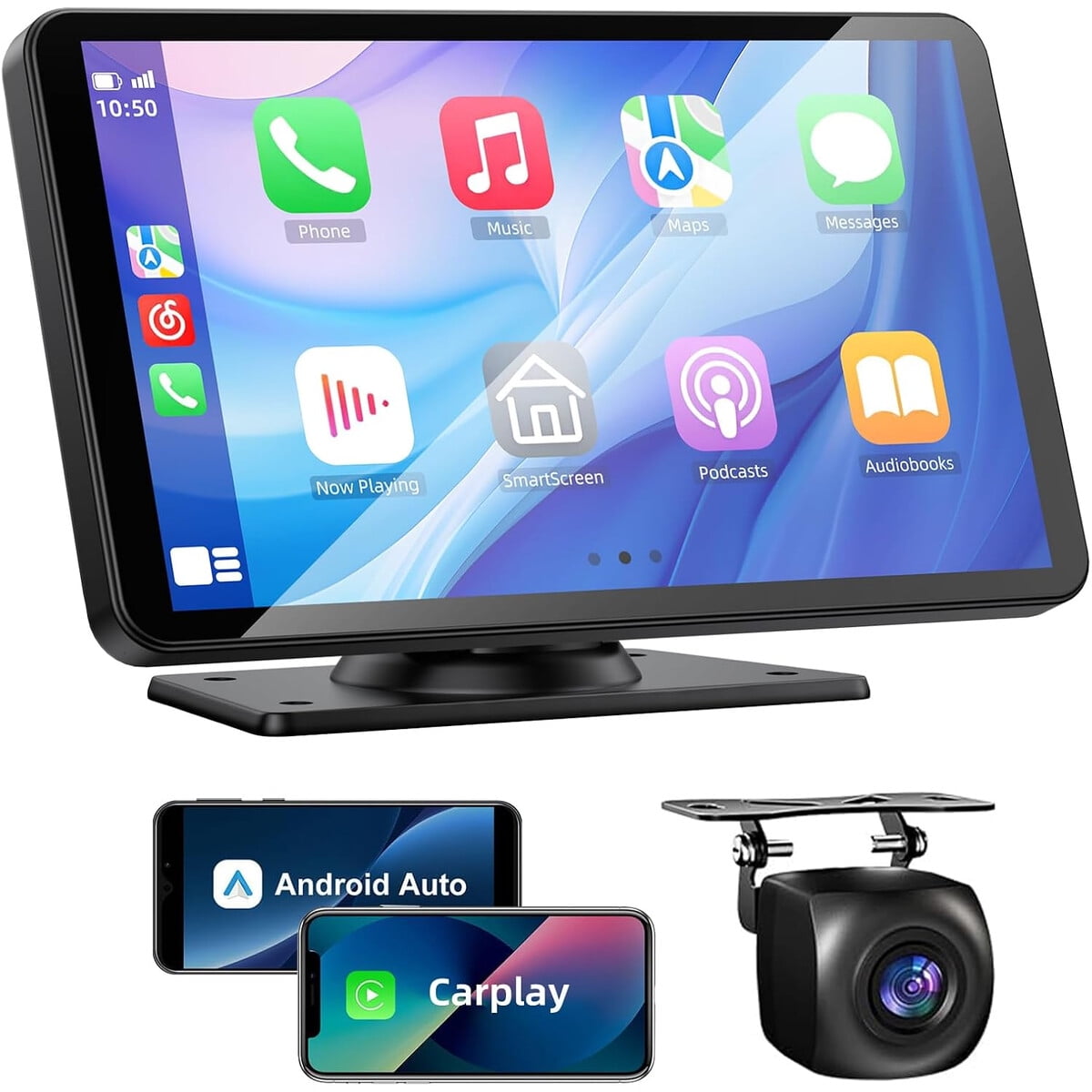Pantalla 7 Vakarual Carplay Android Auto Inalambrico Vk1