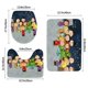 thumbnail image 3 of Peanuts Juego de 3 alfombras de baño de coral fleece: tapete de baño + alfombra de inodoro en forma de U + funda de tapa de inodoro en forma de O, 3 of 6