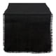 thumbnail image 1 of Tapete de mesa DII Yute Burlap Collection, 38 x 188 cm, negro liso, 1 of 9