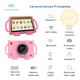 thumbnail image 3 of Tablet Para Niños 7 Pulg 3G-32G Control Parental Wifi Playstore AT74K Rosa, 3 of 7