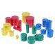 thumbnail image 2 of mini familia de material de madera montessori set cilindro knobless, 2 of 3