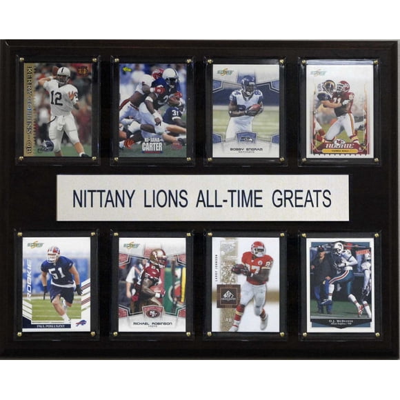 Placa coleccionable de fútbol americano de la NCAA Penn State Nittany Lions