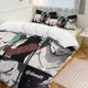 thumbnail image 1 of Dracule Mihawk Bed Duvet Cover Funny Anime Cartoon Bedding Sets Lightweight 3 Piece Comforter Sets, 1 of 5