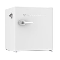 Refrigerador Compacto Frigidaire Retro De 1.6 Pies Cúbicos Con Enfriador Blanco
