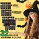 thumbnail image 4 of Kit de pintura facial Jim&Gloria de 32 colores con pincel para niños, 4 of 7
