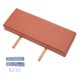 thumbnail image 2 of Extensor De Longitud Para Mesa De Masaje, Inserto Simple, Cubierta Universal De PU, Almohadilla De Extensión, Color Rojo Y Marrón, 2 of 5