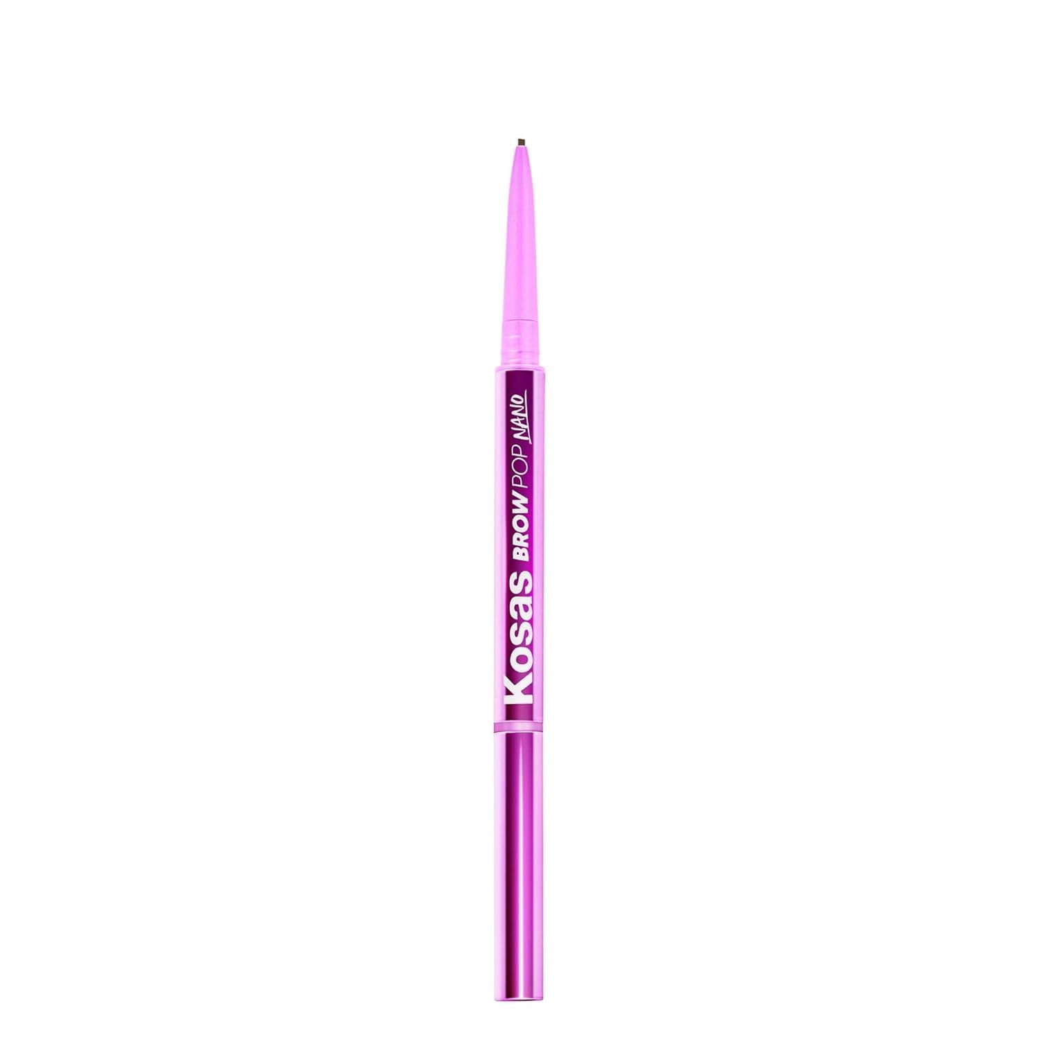 Lápiz De Cejas Kosas Brow Pop Nano Ultrafine De 1 Mm, Color Marrón Oscuro