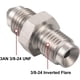 thumbnail image 2 of Adaptador freno Podavelle 3AN a 3/8-24 UNF acero 2 piezas, 2 of 3