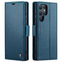 Caseme Tipo Cartera Samsung Galaxy S22 Ultra Con Cierre Magnético, Rfid, Tarjetero, Soporte, Carga Inalámbrica