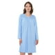 thumbnail image 1 of Camisa de Dormir Mujer Manga Larga Celeste Corona, 1 of 5