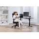 thumbnail image 3 of Silla Ergonómica Oficina Ejecutiva Reclinable Con Colgador Blanco Algodón, 3 of 8