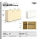 thumbnail image 4 of Gabinete Bajo 3 Puertas 120 Natura, 4 of 4
