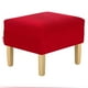 thumbnail image 2 of Pouf Sky 1c Felpa 05 Rojo, 2 of 3