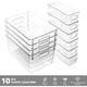 thumbnail image 3 of Set 10 Organizadores De Plástico Transparente Grandes Y Pequeños, 3 of 3