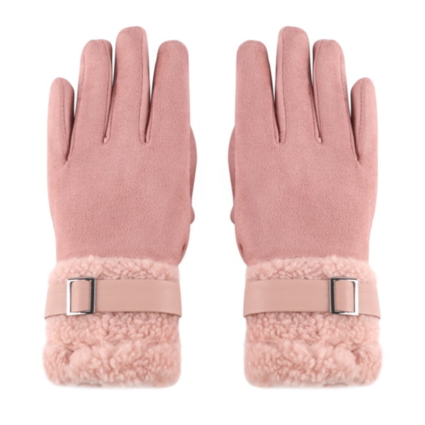 Guantes de invierno para mujer, resistentes al frío, para usar con pantalla táctil y enviar mensajes de texto.