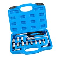 Magideal - Herramienta De Extracción De Escariador De Reparación Plana, Herramienta Limpiadora De Cortador De Asiento De Inyector Diésel Con Caja De Transporte,