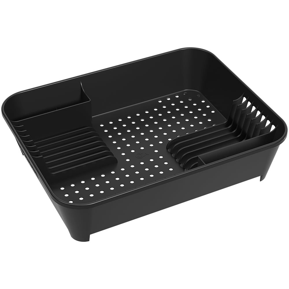 Escurridor De Platos Línea Basic Coza Negro
