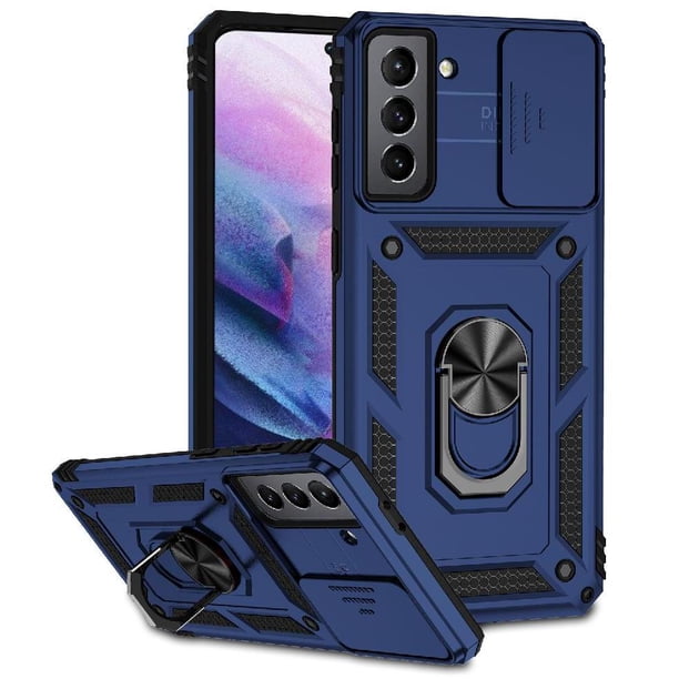 Estuche GANGXUN para Samsung Galaxy S21 Plus, soporte giratorio 360°, estilo mecánico y magnético