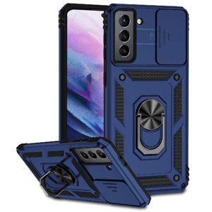 Estuche Gangxun Para Samsung Galaxy S21 Plus, Soporte Giratorio 360°, Estilo Mecánico Y Magnético