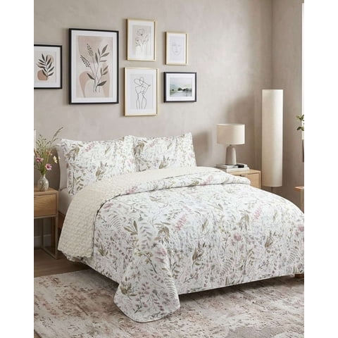 Myl Todo Hogar - Cubrecama Quilt King Con Chiporro Diseño Elegante 250X270Cm