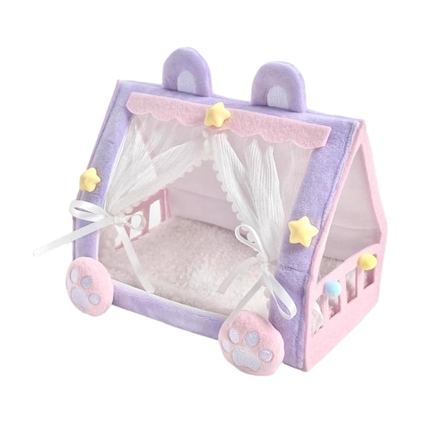 Tienda De Campaña Para Muñecas, Cama Portátil, Adorable Cama De Princesa En Miniatura, Accesorios Para Casa De Muñecas