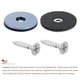 thumbnail image 4 of Almohadillas deslizantes para muebles Uxcell, deslizadores para muebles con tornillos de 38 mm 20, 4 of 6