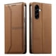 thumbnail image 1 of Funda tipo cartera con bloqueo RFID para Samsung Galaxy A57 cubierta magnética de cuero con tapa y soporte Marrón, 1 of 6