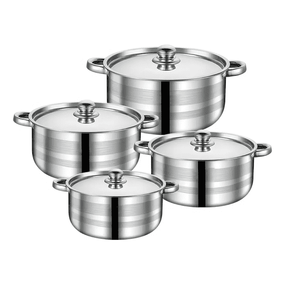 Set De Ollas Acero Inoxidable Belug 4 Piezas 20/22/24/26