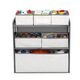 thumbnail image 5 of Set juego de mesa y organizador infantil 6 contenedores Gris/Blanco con almacenaje Delta Children, 5 of 5