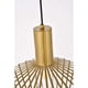 thumbnail image 5 of Lámpara Colgante Living District Ronnie Metal de Latón 36 cm, 5 of 8