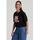 thumbnail image 2 of Polera Mujer Print Crop Negro / Rojo, 2 of 4