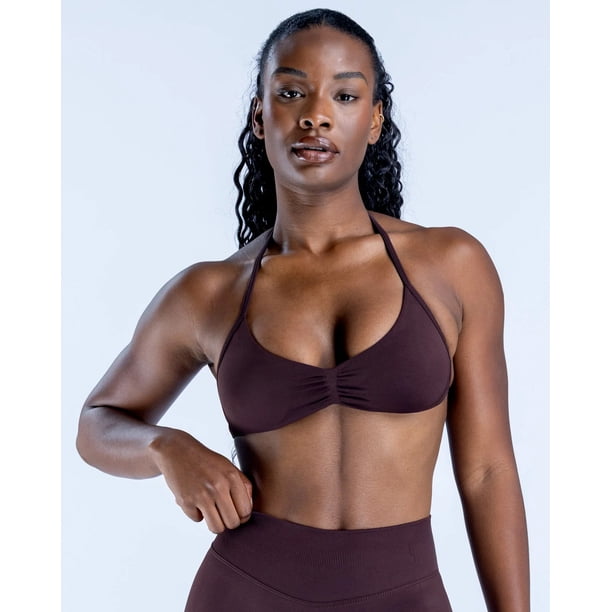 Top Deportivo Sujetador Halter con Almohadillas Removibles - YJ332