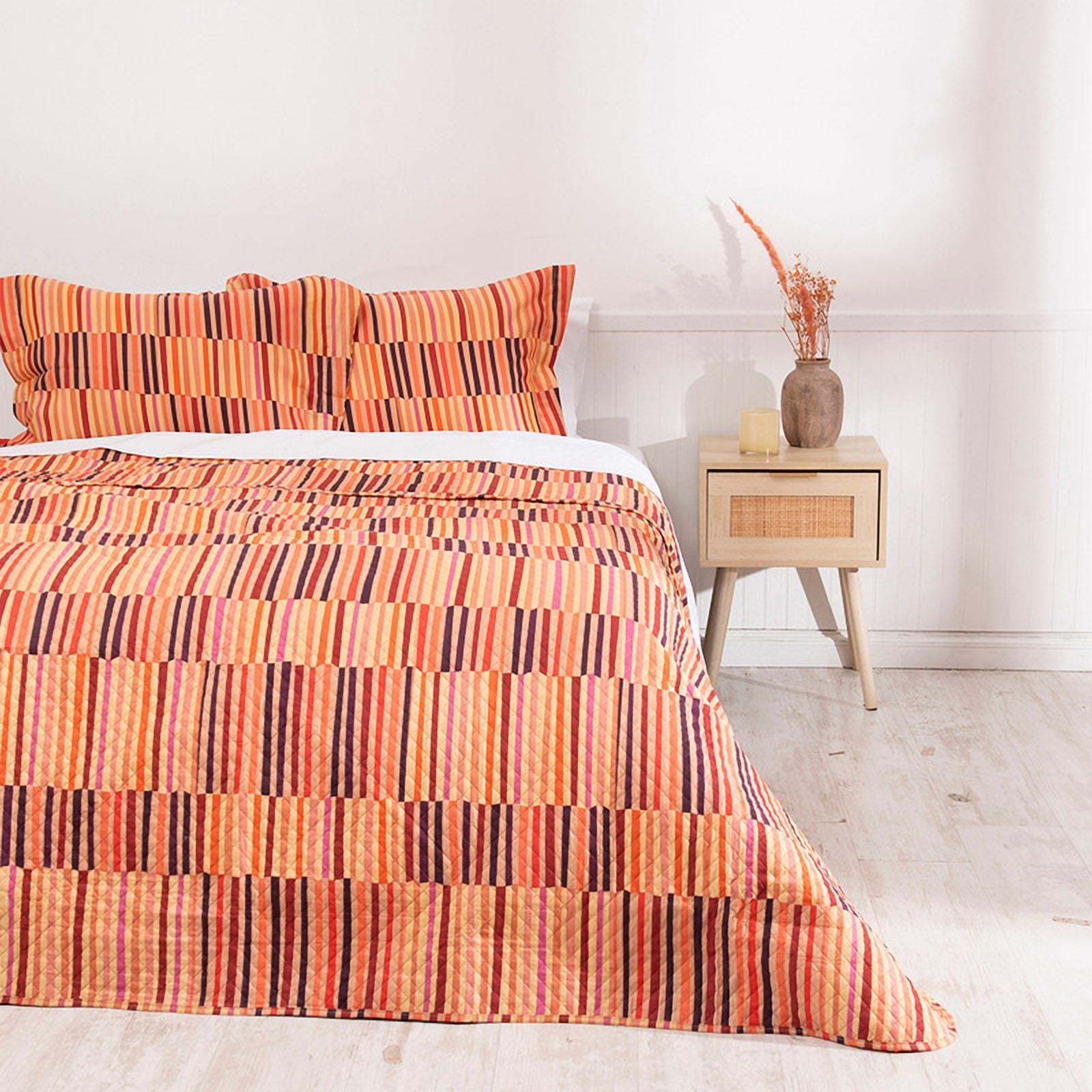 Mashini - Quilt Cordoba Estampada King Geometrico