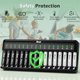 thumbnail image 2 of Cargador Bonai 16 Pilas Recargables AA 2800mAh AAA 1100mAh, 2 of 3