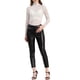 thumbnail image 2 of INSPIRE CHIC Blusa de Encaje Floral Transparente de Manga Larga con Cuello Alto para Mujer M Blanco, 2 of 7