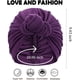 thumbnail image 2 of Gorro anudado para mujer, estilo indio, estilo turbante, color negro, talla grande, para otoño e invierno, 1 unidad, 2 of 7