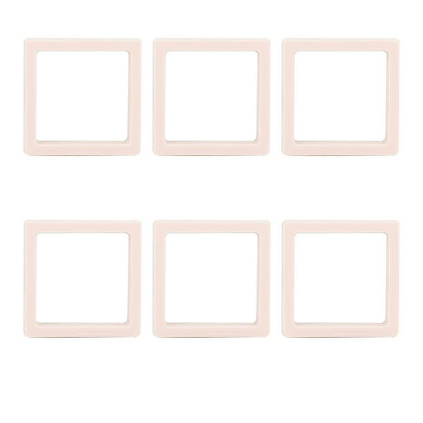 6 unidades, organizador de joyas para anillos, collares, pulseras y pendientes, caja transparente.