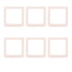thumbnail image 1 of 6 unidades, organizador de joyas para anillos, collares, pulseras y pendientes, caja transparente., 1 of 6