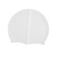 thumbnail image 3 of Gorro De Natación De Color Puro, Gorro De Natación De Silicona Para Deportes Acuáticos, Navegación, Pelo Largo, Blanco, 3 of 5