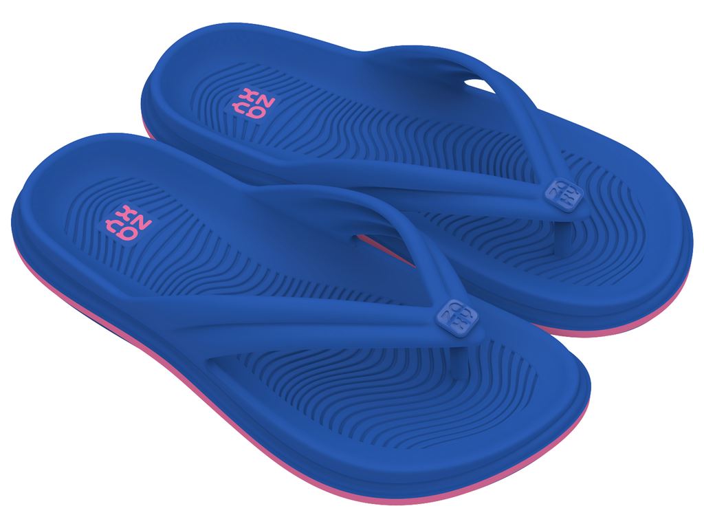 Sandalia Mujer Azul Leveza Hit 343 Zaxy