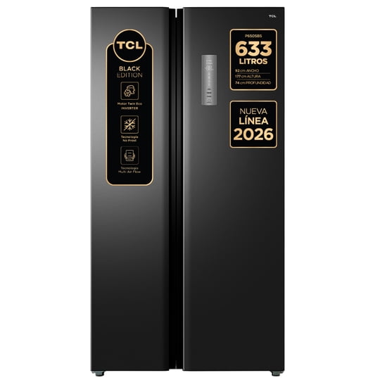Tcl - Refrigerador Side By Side No Frost 633l P650sbs